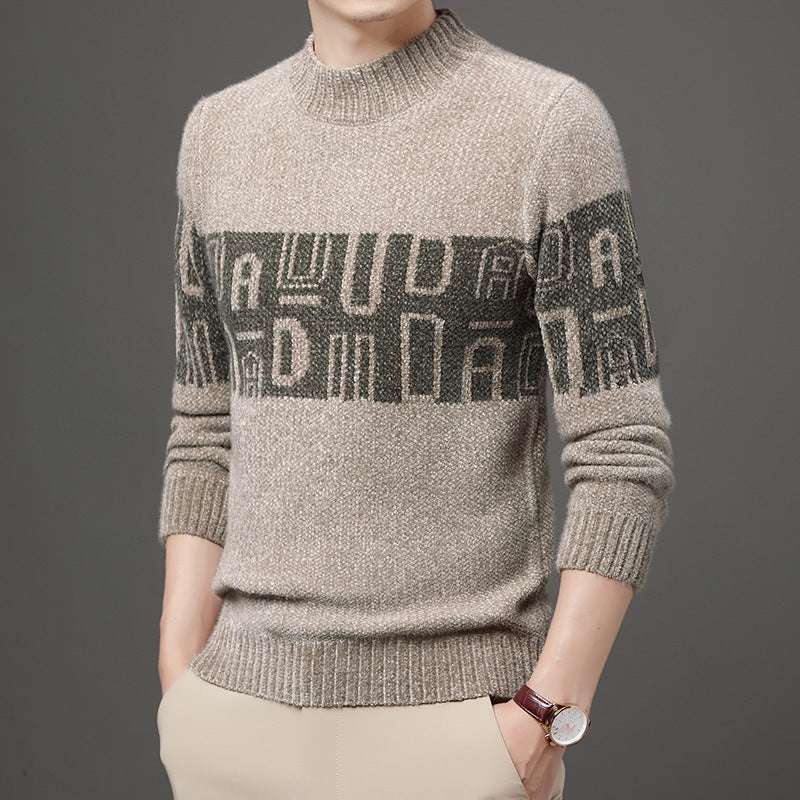 Men's Tops Youth Thicken Knitwear - Minihomy