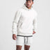 Men's Sports Loose Solid Color Plus Fleece Hooded Sweater - Minihomy