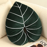 Green Plant Pillow Home Philodendron - Minihomy