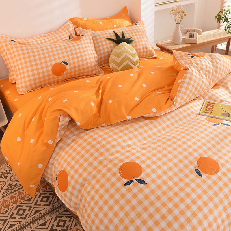 Pillowcase Bed Cover Set Sets Bedding Bedsheet Quilt Duvet - Minihomy