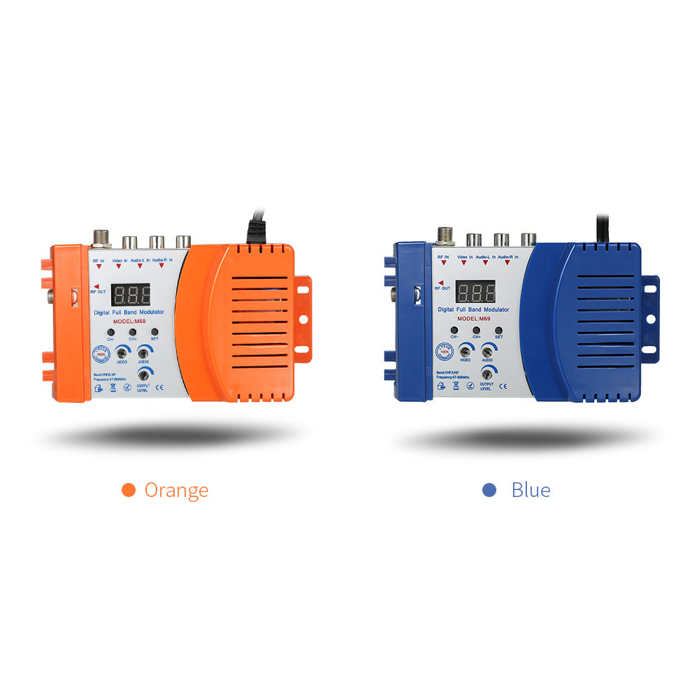 High-performance Compact RF Modulator Audio Video TV Conversion - Minihomy