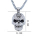 Evil Skull Necklace Metal  Pendant Trendy  Man and Women Punk Jewelry - Minihomy