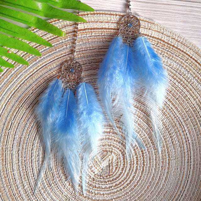 Turejo Dream Catcher Car Pendant Wind Chimes Feather Decoration Home Decor