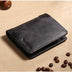 Genuine Leather Men Wallet Small Mini Card Holder Male Wallet Pocket Retro purse High Quality - Minihomy