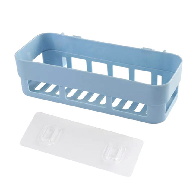 Shower Caddy Plastic Drain Rack Multi Wall-Mounted Purpose Bathroom Storage Organizer Supplies