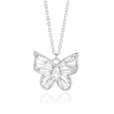 Gold Stainless Steel Stylish Butterfly Necklace Lovely Insect Animal Metal Woman Man Jewelry - Minihomy