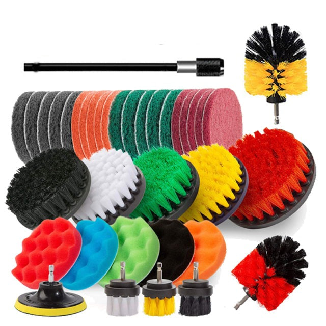 Drill Brush Attachment Set Power Scrubber Tools - Minihomy