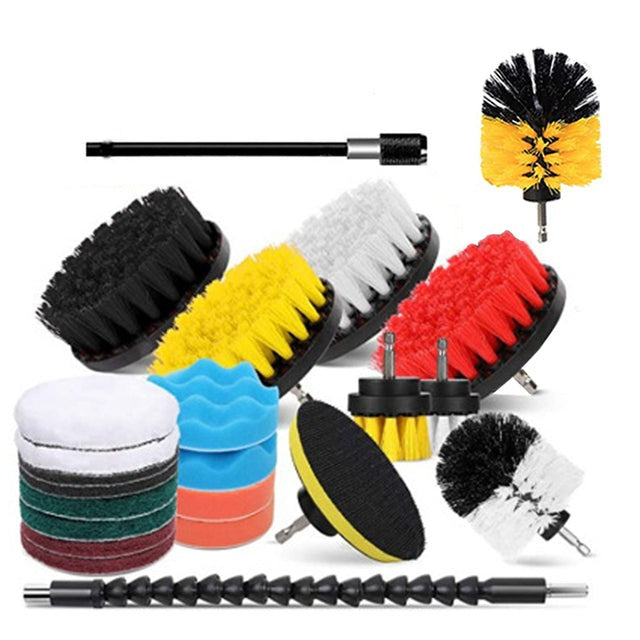 Drill Brush Attachment Set Power Scrubber Tools - Minihomy