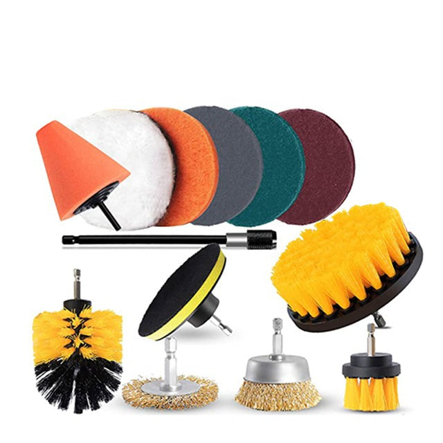 Drill Brush Attachment Set Power Scrubber Tools - Minihomy