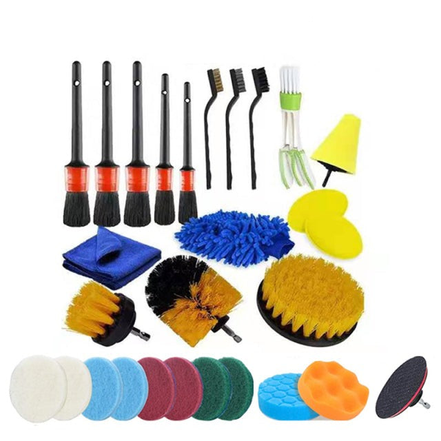 Drill Brush Attachment Set Power Scrubber Tools - Minihomy