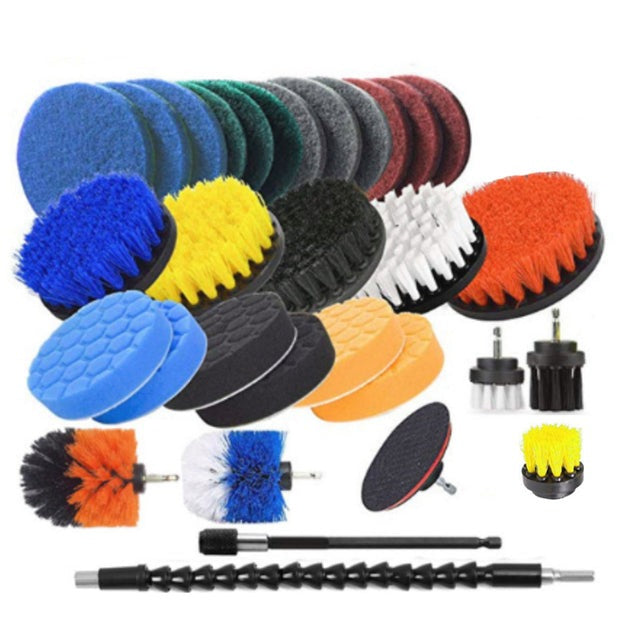 Drill Brush Attachment Set Power Scrubber Tools - Minihomy