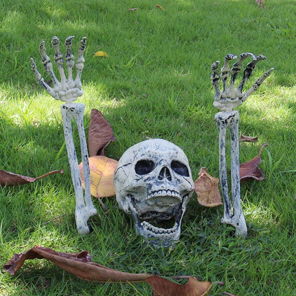 Halloween Decoration Skull Skeleton Horror Tombstone  Party Decor - Minihomy