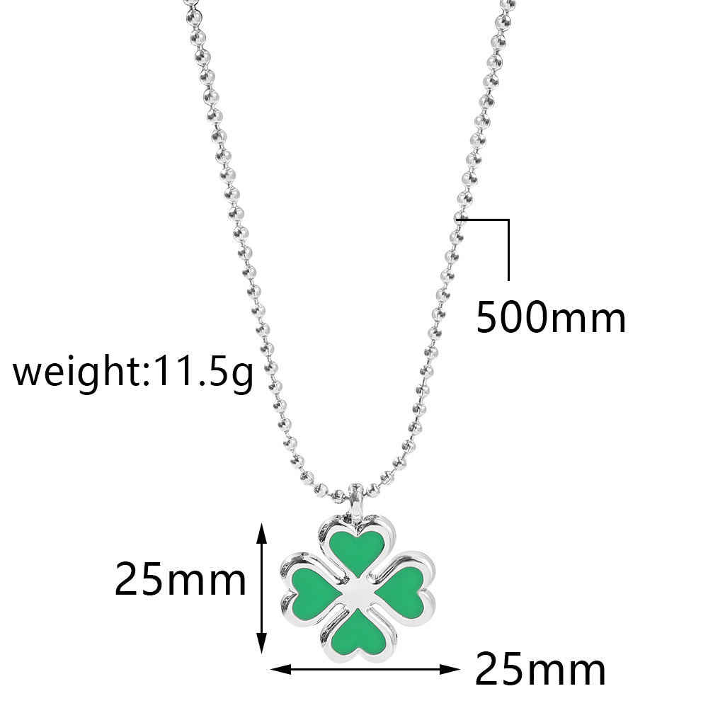 Pendant Necklace for Women Girls Props Bead Chain Jewelry - Minihomy