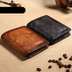 Genuine Leather Men Wallet Small Mini Card Holder Male Wallet Pocket Retro purse High Quality - Minihomy