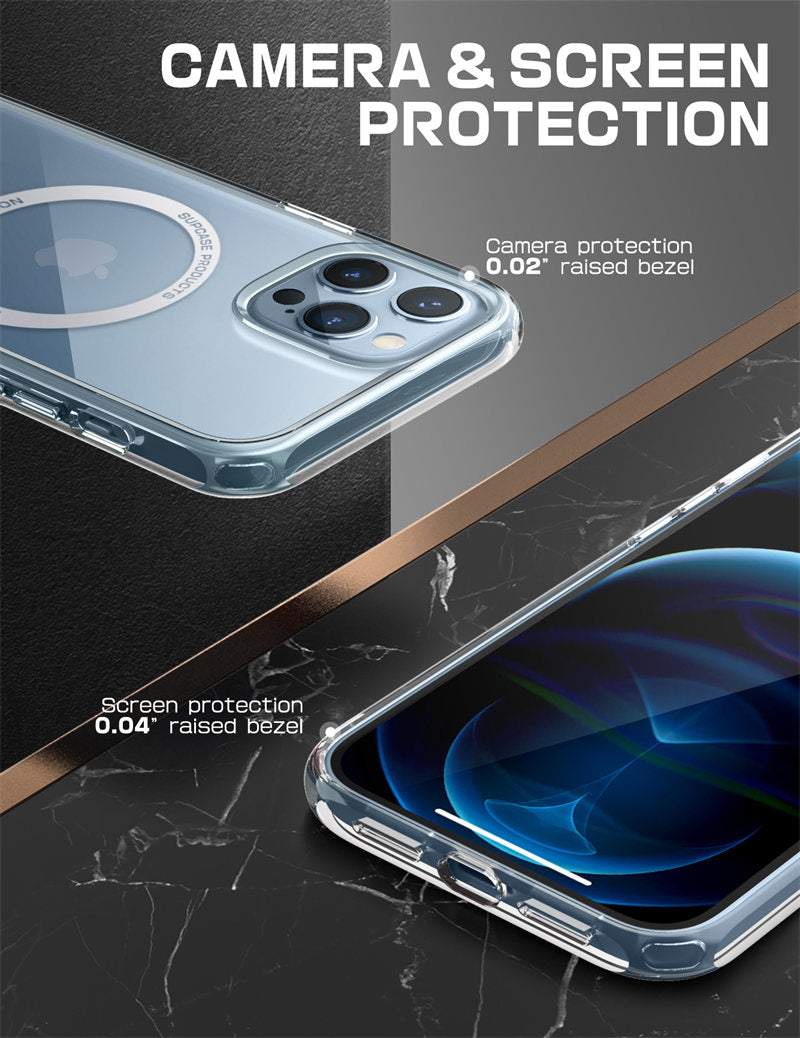 iPhone 13 Pro Case 6.1 inch UB Mag Series Premium Hybrid Protective Clear Case - Minihomy