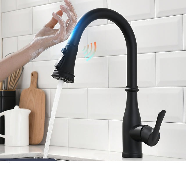 Smart Touch Kitchen Faucets Crane For Sensor Kitchen Water Tap Sink Mixer Rotate Touch Faucet Sensor Water Mixer KH-1005