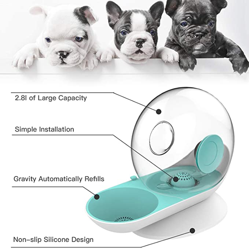 Snails Bubble Cat Water Fountain Filter Automatic Water Dispenser Pet Drinking Fountain for Cats Dogs Feeder Pets Drinking Bowl