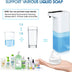 Foam Liquid Soap Dispenser Automatic Soap Dispensers for Bathroom Touchless Dish Soap Dispenser Electric Hand Free Soap Pump - Minihomy