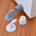 Mute Non-punch Silicone Stopper Touch Toilet Wall Absorption Door Plug - Minihomy