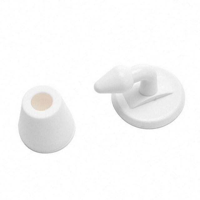 Mute Non-punch Silicone Stopper Touch Toilet Wall Absorption Door Plug - Minihomy