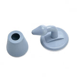 Mute Non-punch Silicone Stopper Touch Toilet Wall Absorption Door Plug - Minihomy