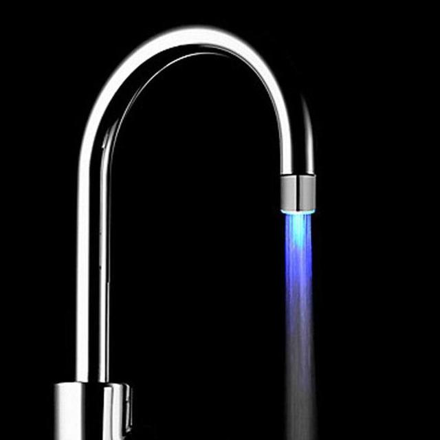 LED Kitchen Faucet Shower Tap Bathroom Light - Minihomy