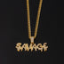 Necklace With Tennis Chain Choker Hip Hop Jewelry for Men - Minihomy