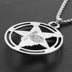 Baphomet Inverted Pentagram Goat Head Necklace For Men - Minihomy