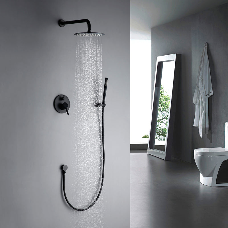 Brass Black Bathroom Shower Set - Minihomy