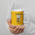 Good Luck White Glossy Mug Gifts For Cat People - Minihomy